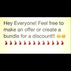 Make an offer or a bundle!! :)