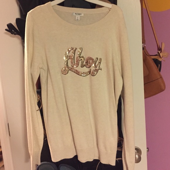 Old Navy sequined Ahoy sweater