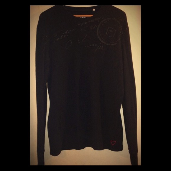 Guess? Mens' Long-sleeve Shirt - Size L
