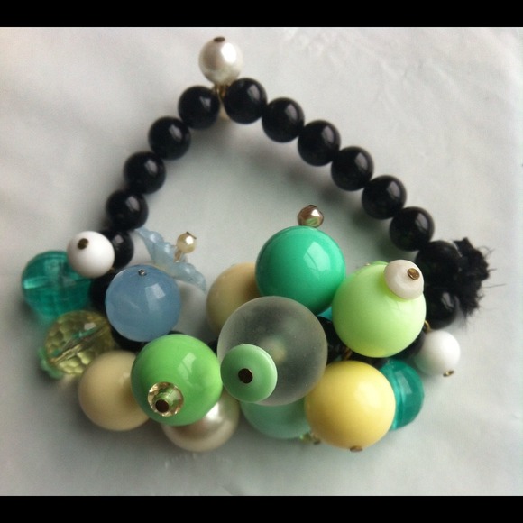 Blue & Green Bauble Bracelet