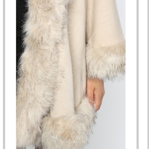 Winter babe Poncho ‼️‼️REDUCED‼️ Today only!! - Picture 3 of 3