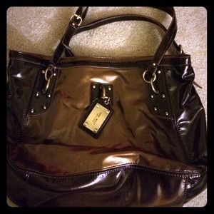 Nine West NEW gold, light and dark brown purse