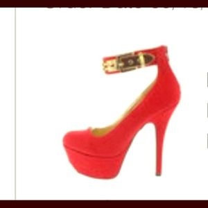 Dark Red Pumps