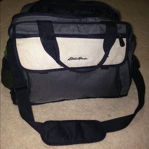 SOLD* in tods Eddie bauer baby bag