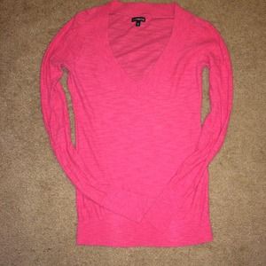 Express coral colored thin sweater. New condition