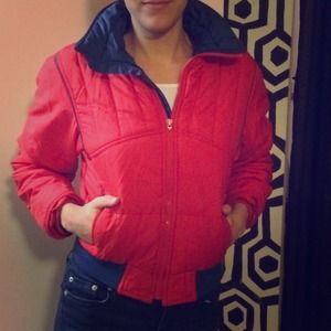 Vintage red snow bunny jacket