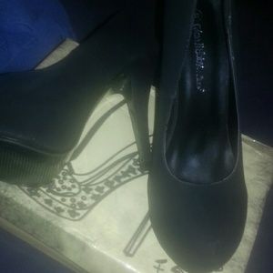Black stilettos