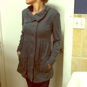 Beautiful blue fall jacket