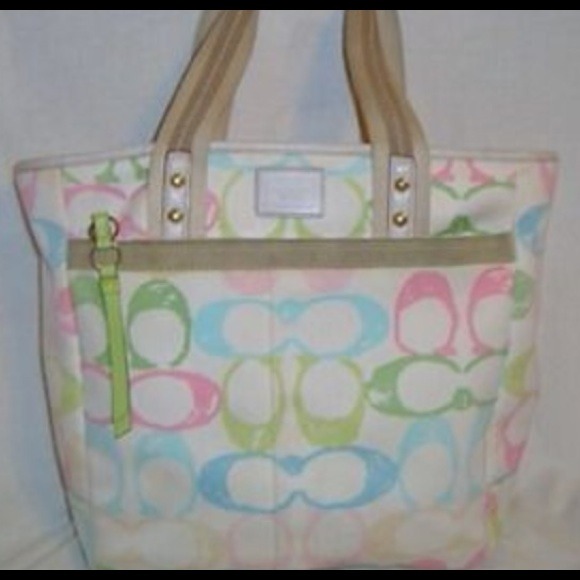 Coach pastel scribbles