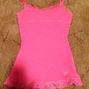 Pink justice tanktop