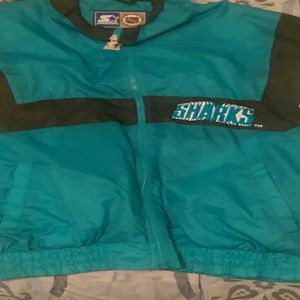 Vintage Starter Sharks Windbreaker