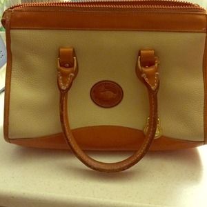 Dooney & Bourke All Weather Leather tan purse