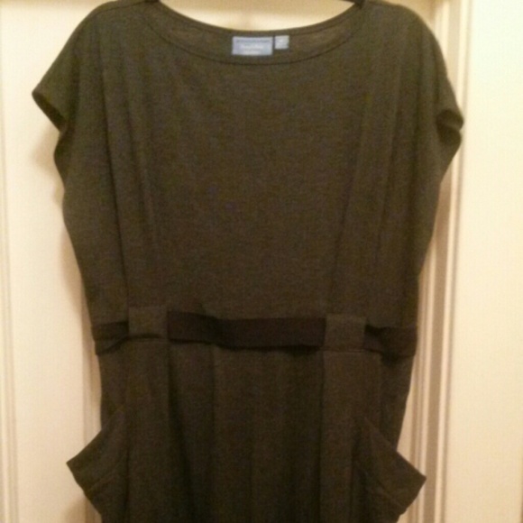 Grey Vera Wang dress - Picture 2 of 4