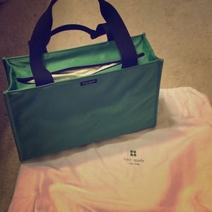 Kate Spade Green Nylon tote