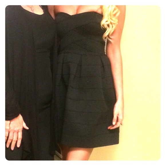 Short black cocktail dress