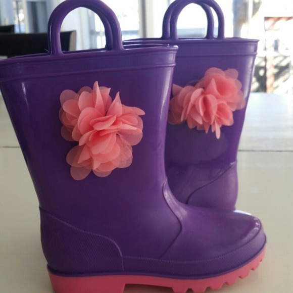 Little girls rainboots