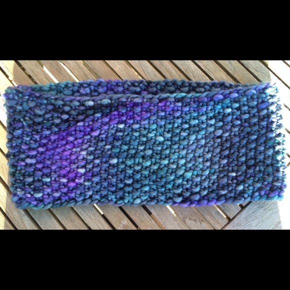 CHUNKY Hand Knit Merino wool 🐑cowl/scarf - Picture 2 of 3