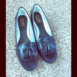 Chaps 8.5 Black Dress Shoes