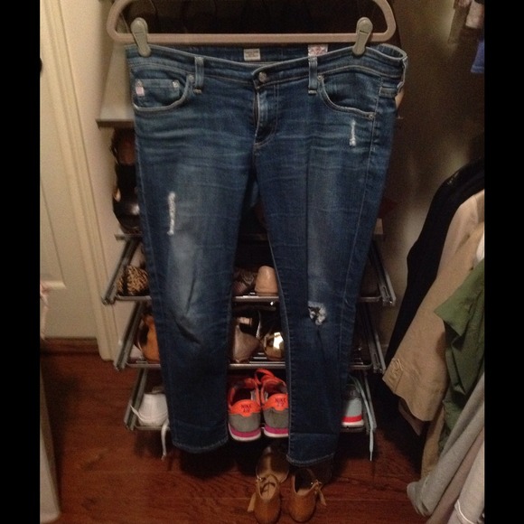 AG Adriano Goldschmied Denim - ⚡️1HR FLASH SALE⚡️AG distressed LeggingAnkle Jeans