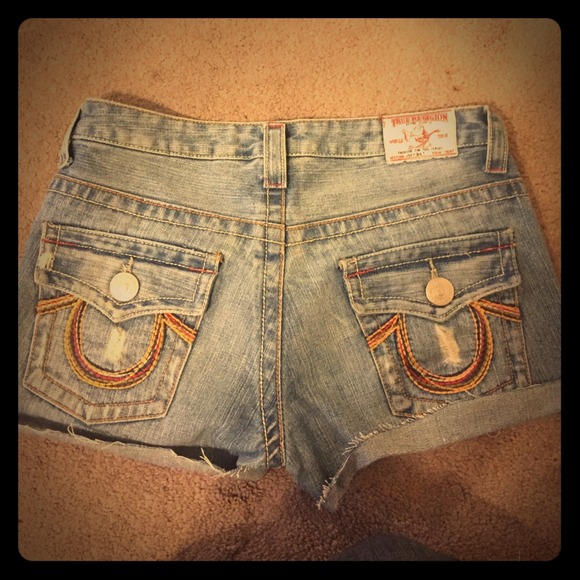 True religion Jean shorts