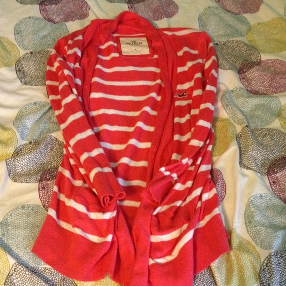 Hollister cardigan.