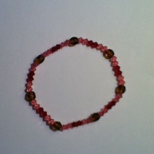 Strawberry Chocolate Hand Made Bracelet