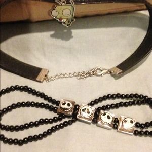 Gir and Jack skellington chokers