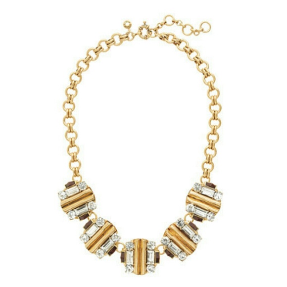 For meg Jcrew retail folded framework necklace