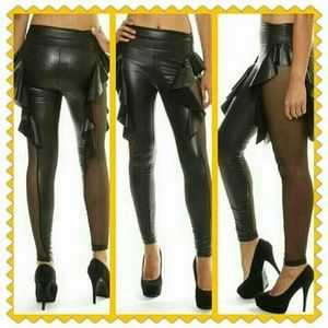 Lady Ga Ga mesh leggings