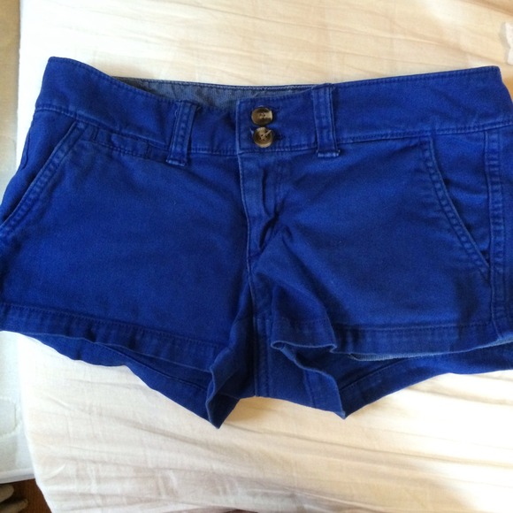Blue shorts