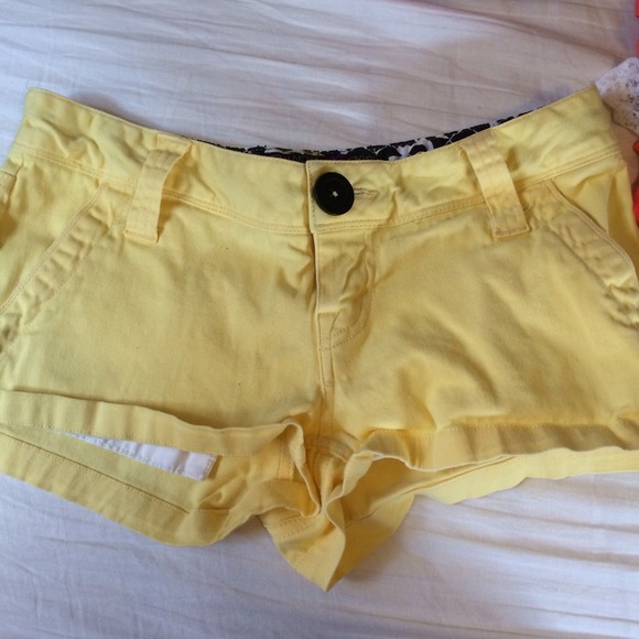 Yellow shorts