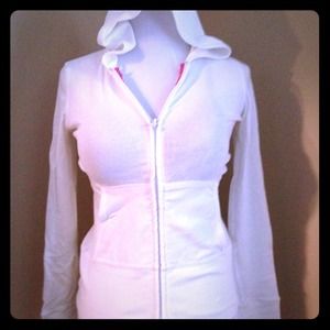 Victoria's Secret hoodie zip up front jacket