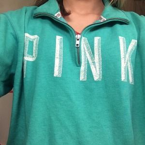 Half zip from vs pink and full zip