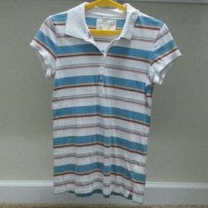 Aeropostale Collared Short Sleeved Shirt