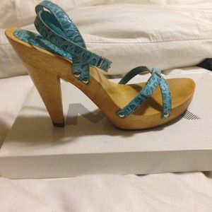 MIA turquoise Strappy Sandals