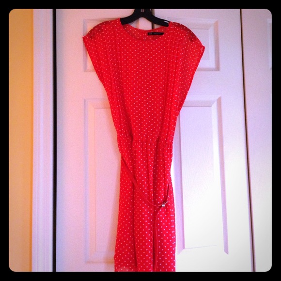2014 Zara Collection polka dot dress
