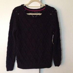 Navy Tommy Hilfiger Thick knit sweater