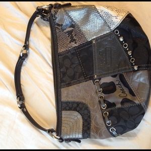 Black Coach purse in excellent condition.