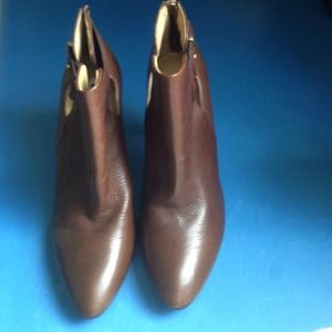 24 hr FLASH SALE!  Authentic Brown Coach Booties