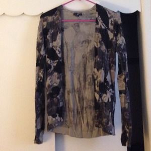 Grey and Black Cardigan