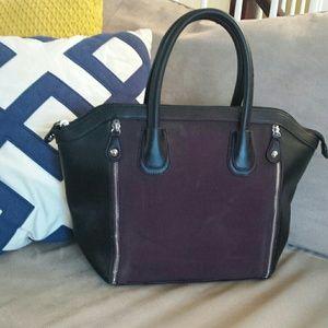 Oxblood and black handbag and Mocha Handbag Bundle
