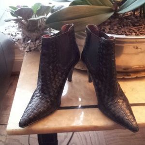 Donald J Pliner Woven Bootie