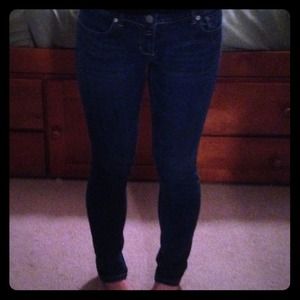 Medium/dark wash skinny jeans!