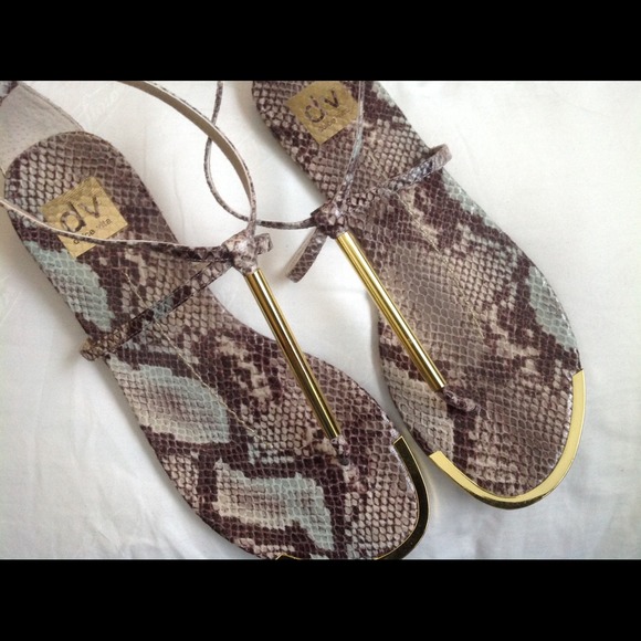 Dolce Vita Alta Stella Snake Thong Sandals