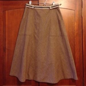 Tea Length Retro Wrap Skirt size 4