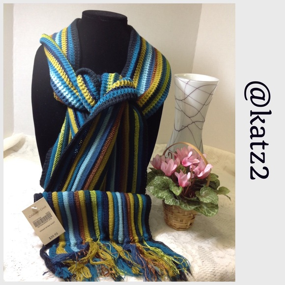 Coldwater Creek Accessories - Warm Striped Scarf