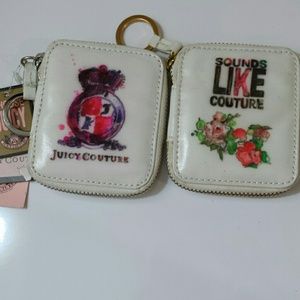 2 Juicy Couture earbud cases
