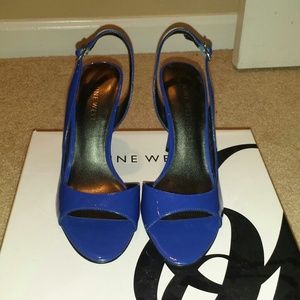Nine West Sling Back Peep Toes