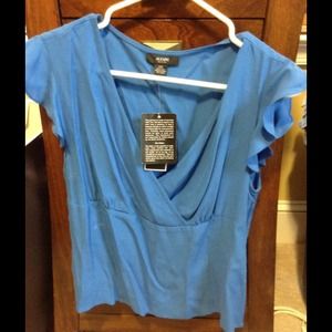 NWT 100% Silk Alfani Top