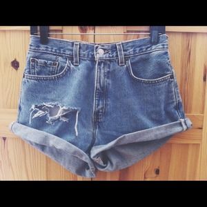 Authentic Denim Levi Cutoff Shorts